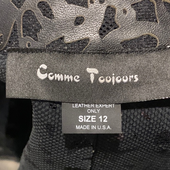 Leather cut out jacket - Picture 3 of 3